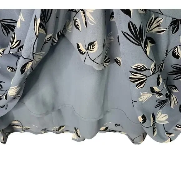 J. Jill Sky Blue Breeze Flounce Hem Maxi Dress Women Size M NWT $119 - Picture 11 of 15